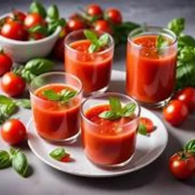 Verrine de gaspacho andalou — 1